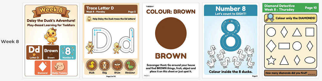 Week 8 preview — Daisy the Duck